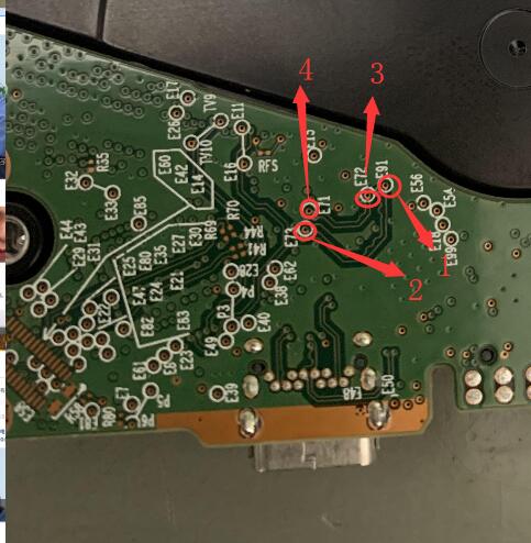 WD最新硬盘电路板飞线图